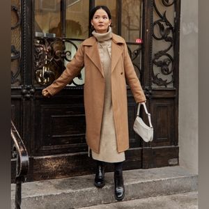 Uniqlo wool coat xs small medium